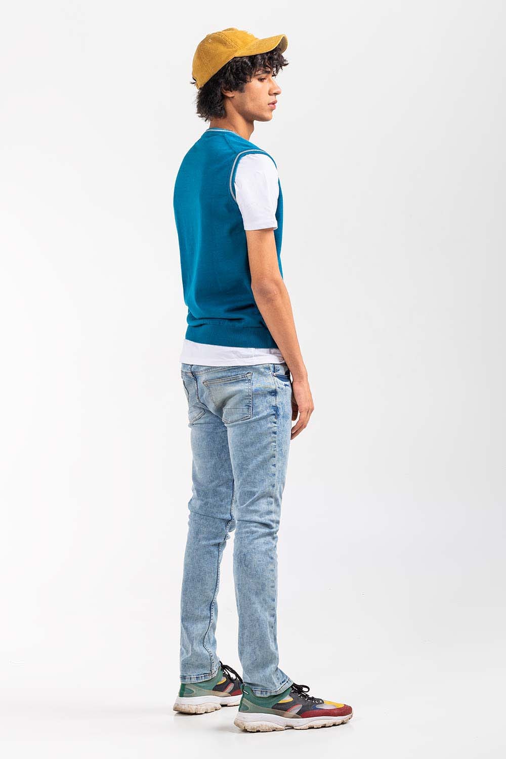 Teal Basic Sweater SL-SWT-D22-03