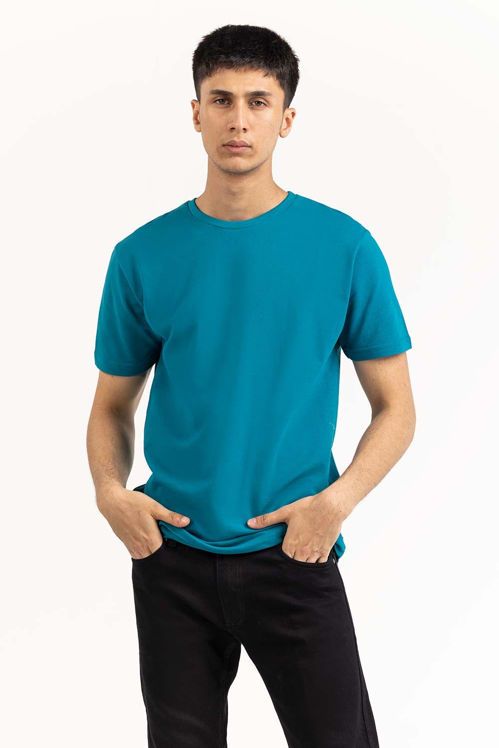 Teal Basic Tee TS-CNPK23-059