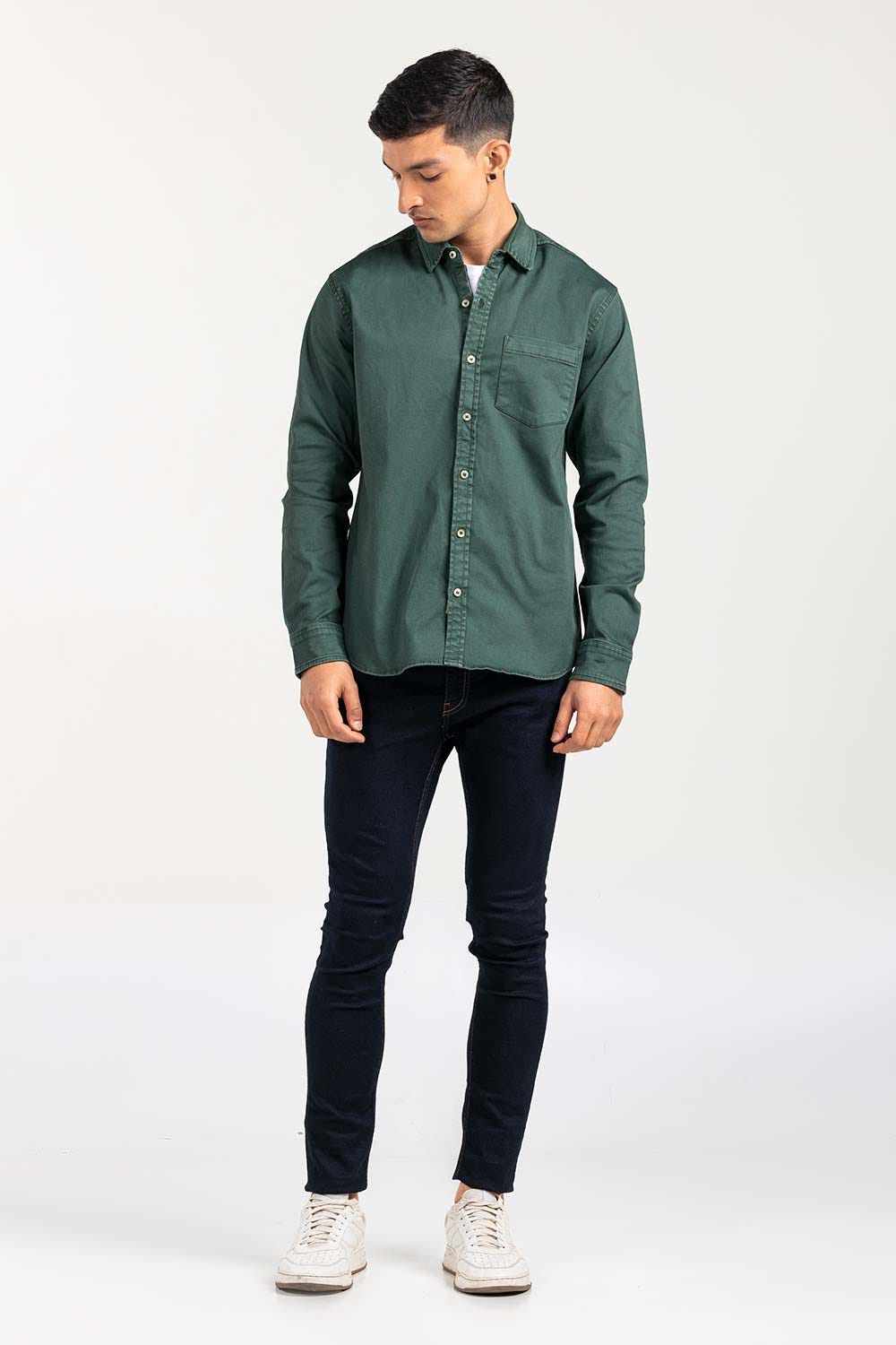 Teal Casual Shirt M-GD-S-006 CS
