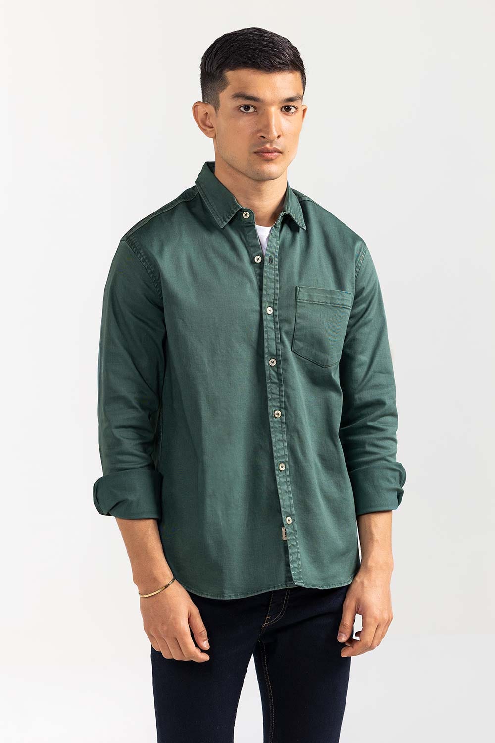 Teal Casual Shirt M-GD-S-006 CS
