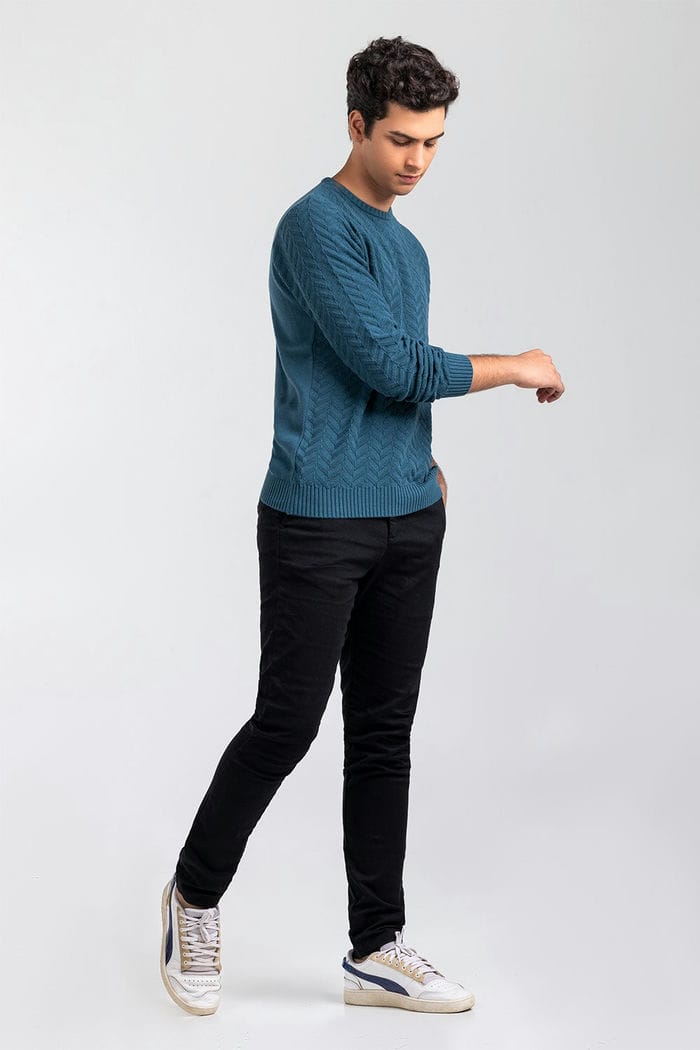 Teal Fashion Sweater FS-SWT-FD-352-01