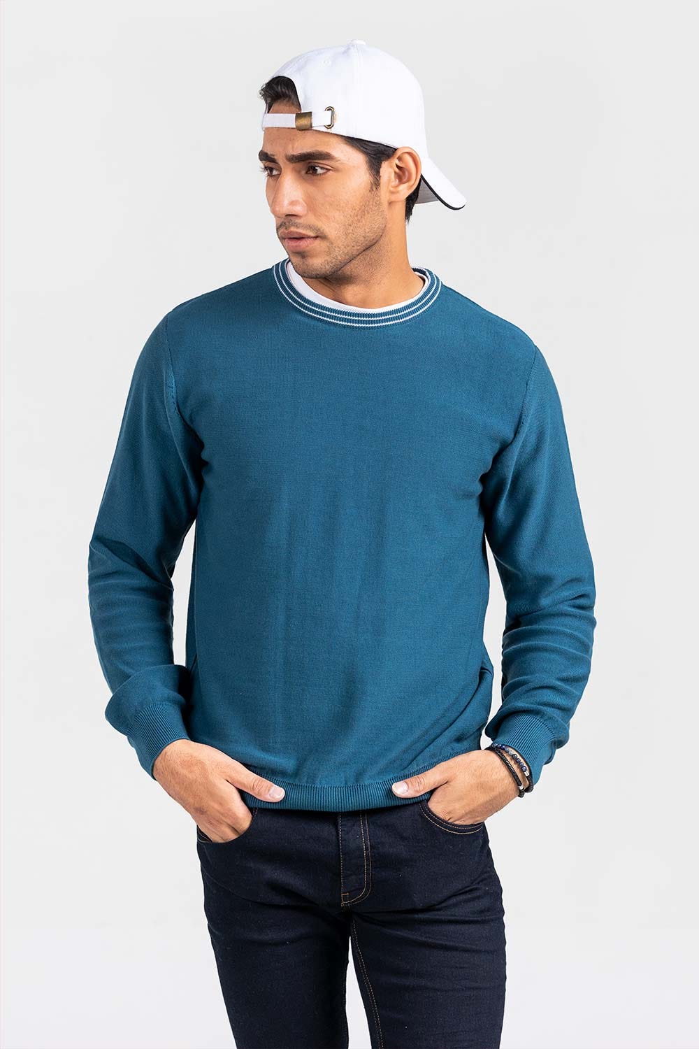 Teal Fashion Sweater FS-SWT-FD-397-01