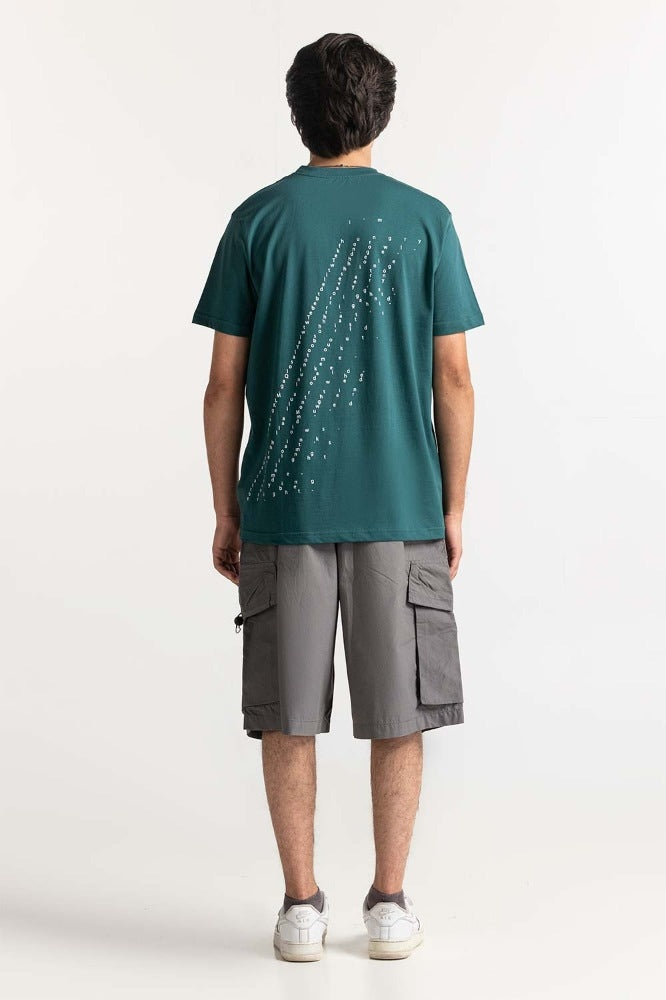 Teal Graphic Tee MN-TS-GP-S24-901