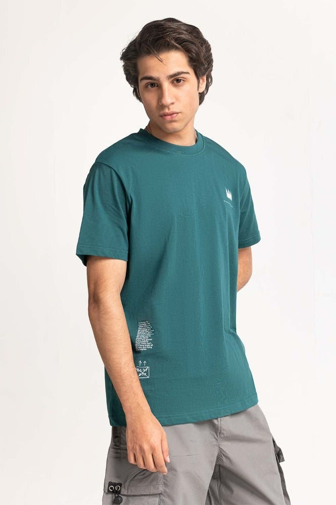 Teal Graphic Tee MN-TS-GP-S24-901