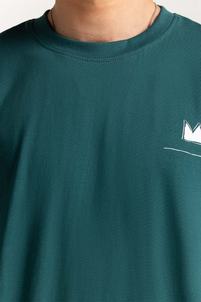 Teal Graphic Tee MN-TS-GP-S24-901