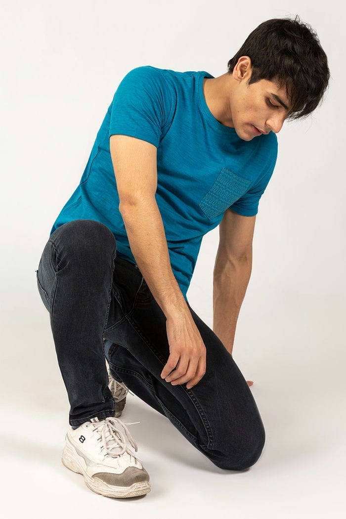 Teal Basic T-shirt JCN-SP-02