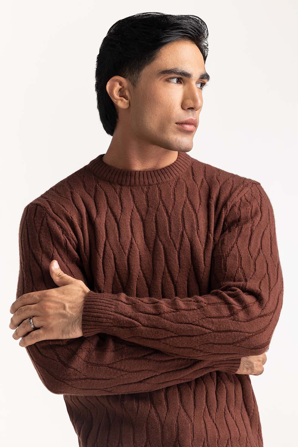 Texture Sweater MN-SWT-WS24-021 A