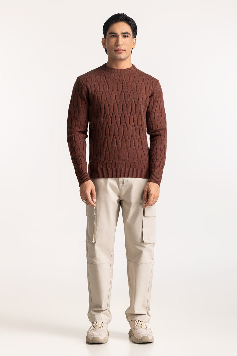 Texture Sweater MN-SWT-WS24-021 A