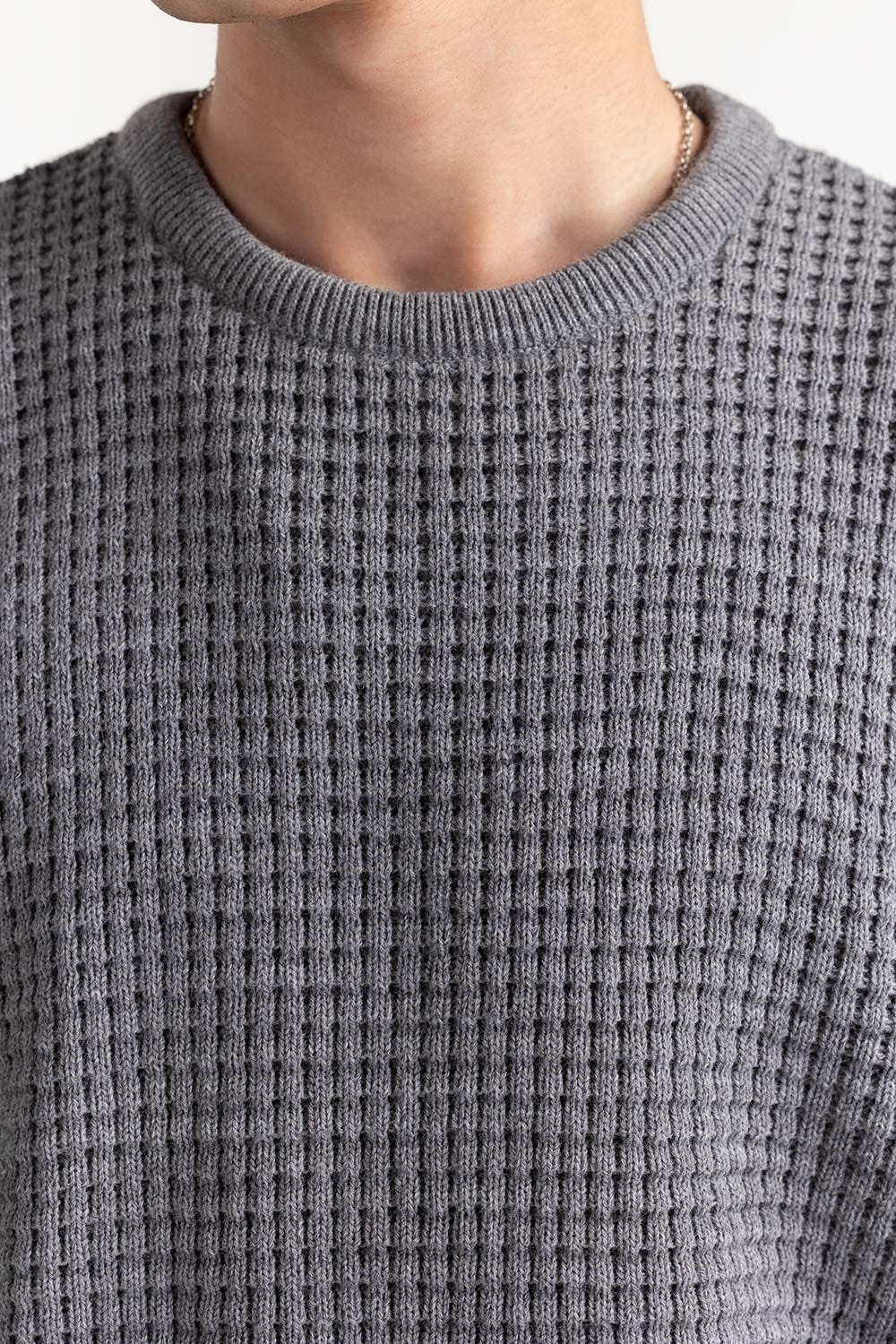 Textured Sweater 224-111-021 B