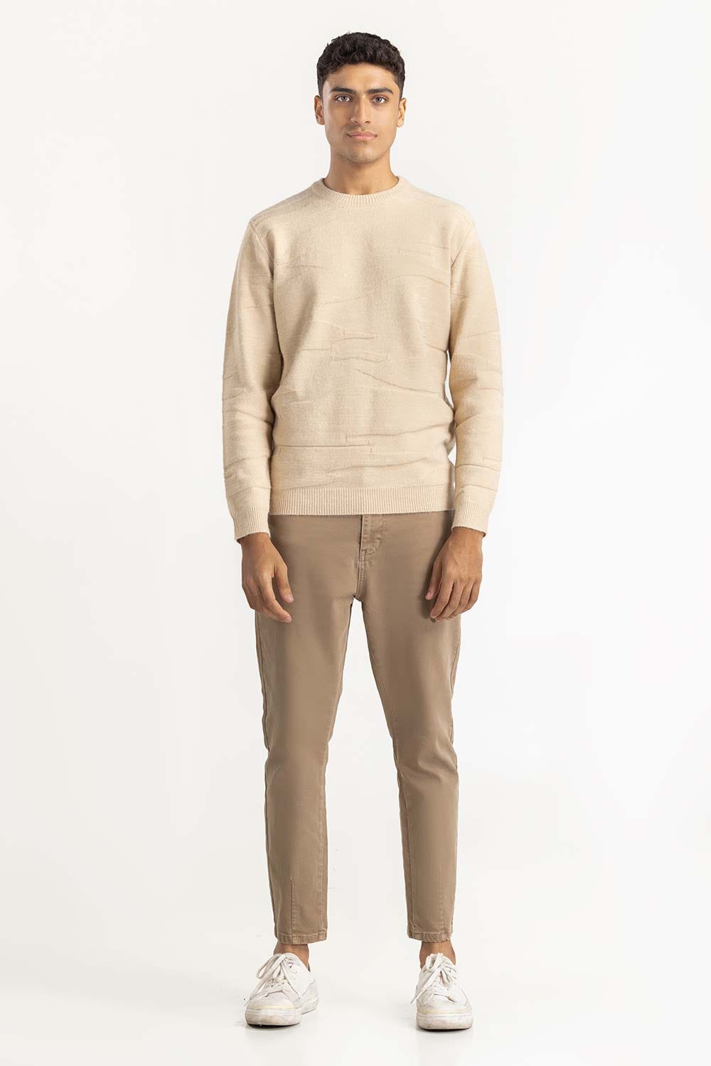 Textured Sweater 224-111-024