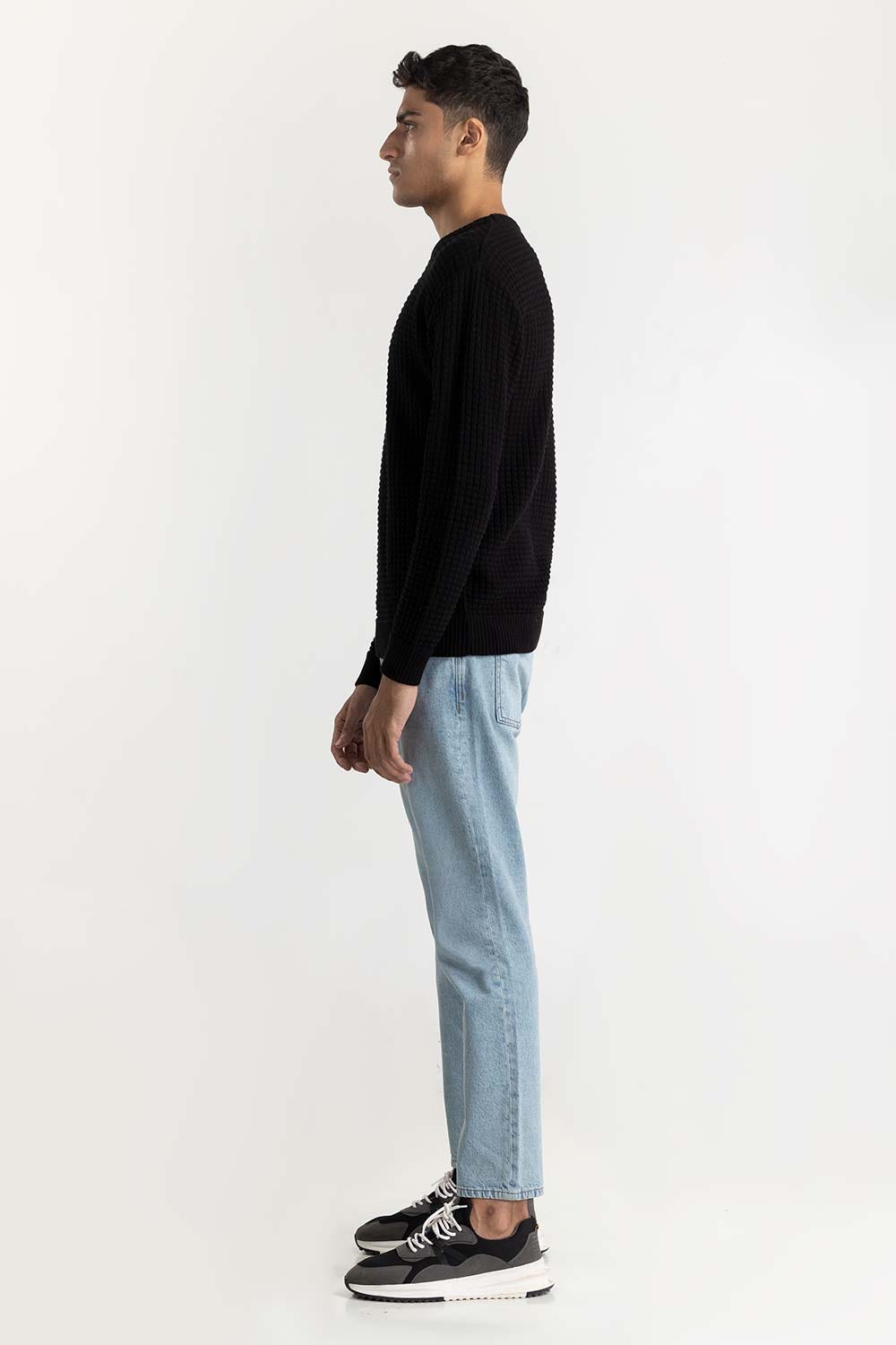 Textured Sweater 224-111-025 A