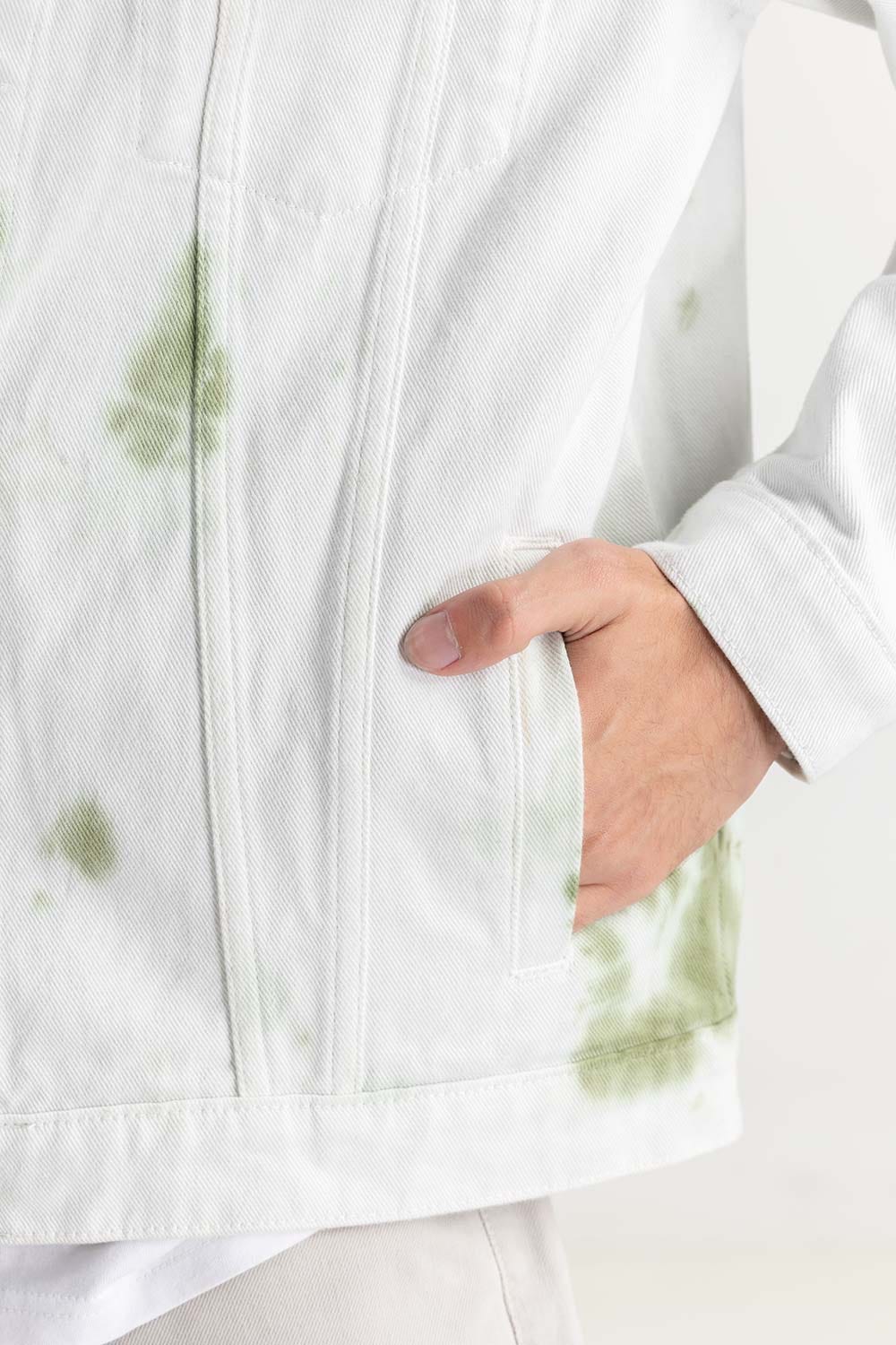 Tie Dye Denim Jacket 224-110-043