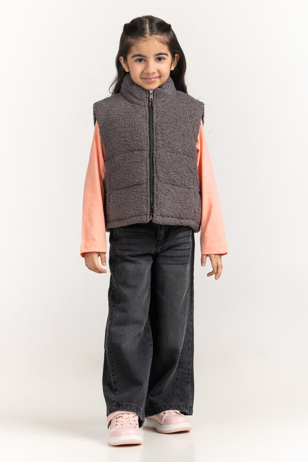 Toddler Girls Blended Jackets KG-JKT-WS24-105