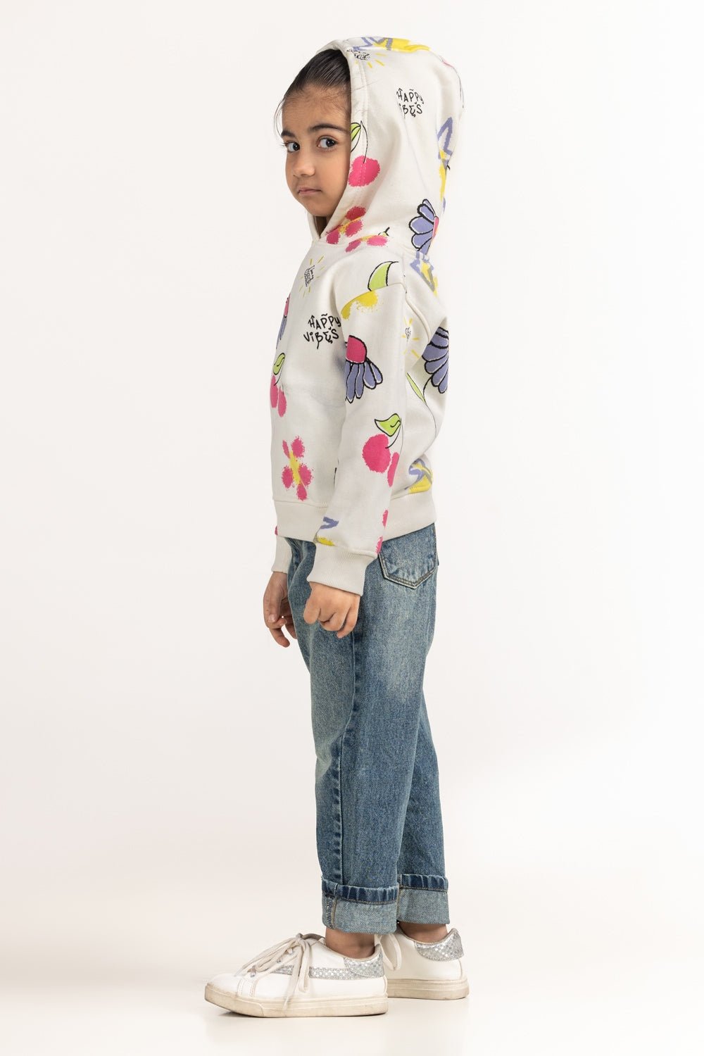 Toddler Girls Sweatshirt KG-HOD-WS24-006