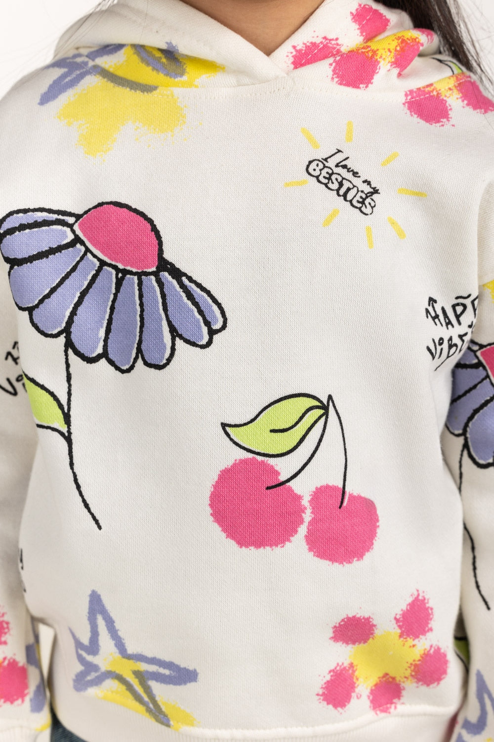 Toddler Girls Sweatshirt KG-HOD-WS24-006