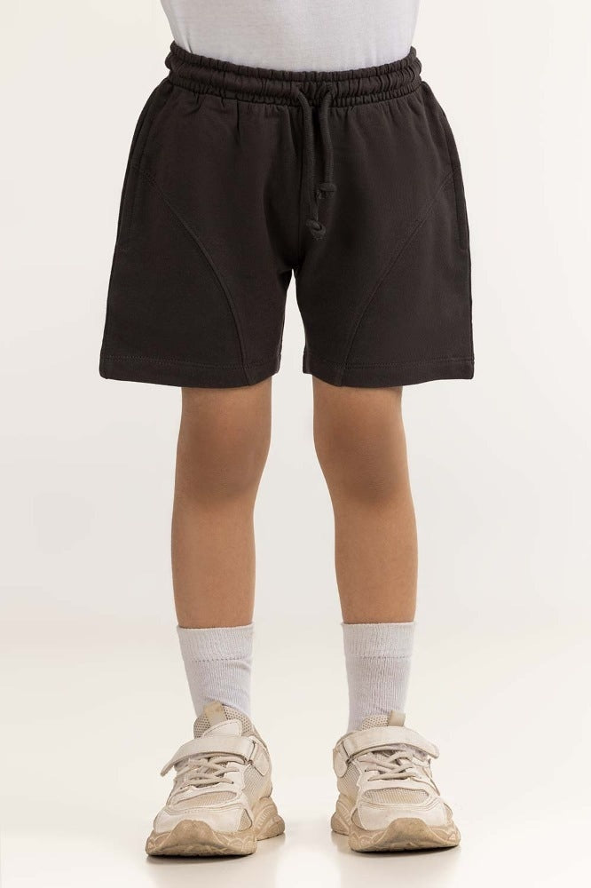 Toddler Boy Anthracite Basic Short TB-SHT-SS24-007