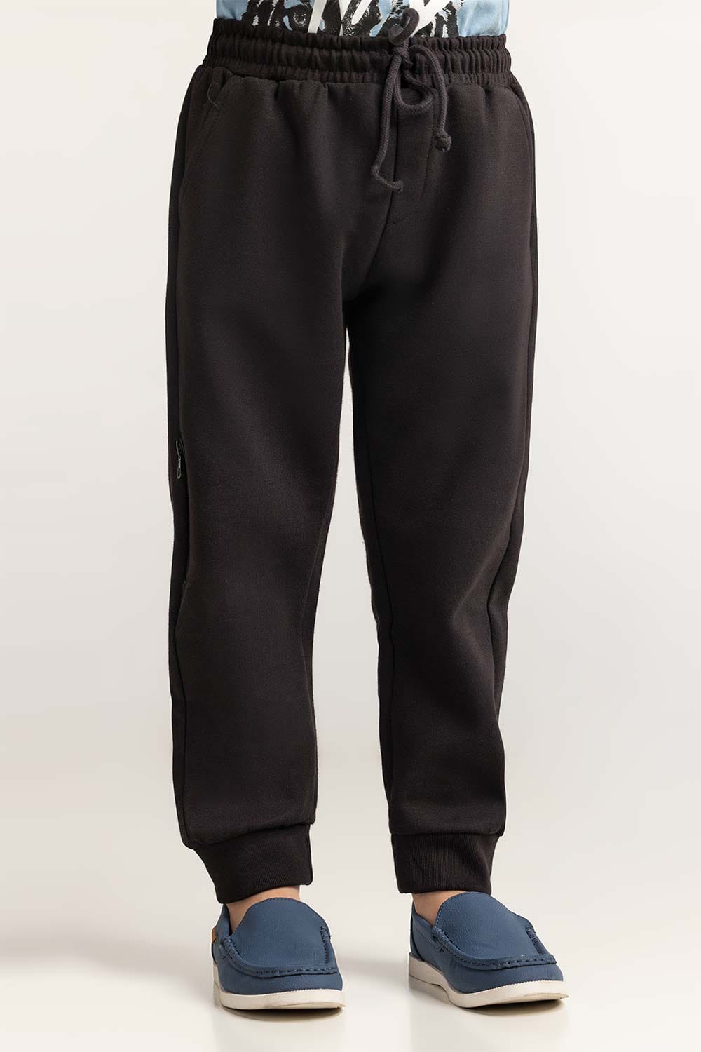 Toddler Boy Black Basic Trouser TB-TRC-SS24-001
