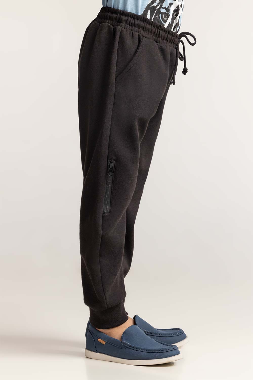 Toddler Boy Black Basic Trouser TB-TRC-SS24-001