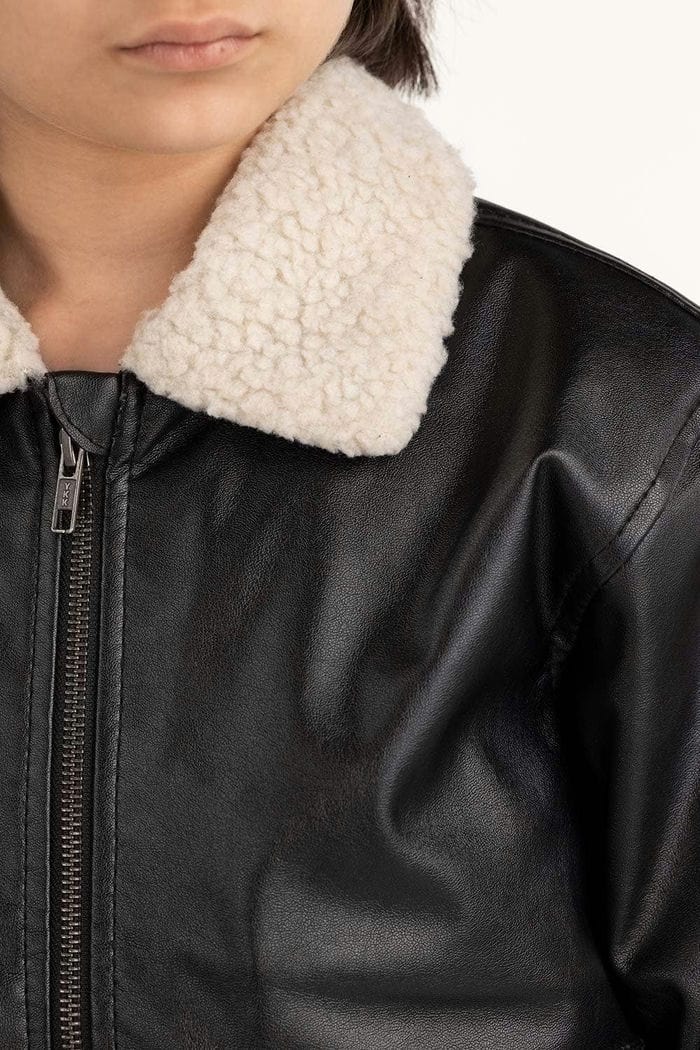 Toddler Boy Black Jacket 224-310-063