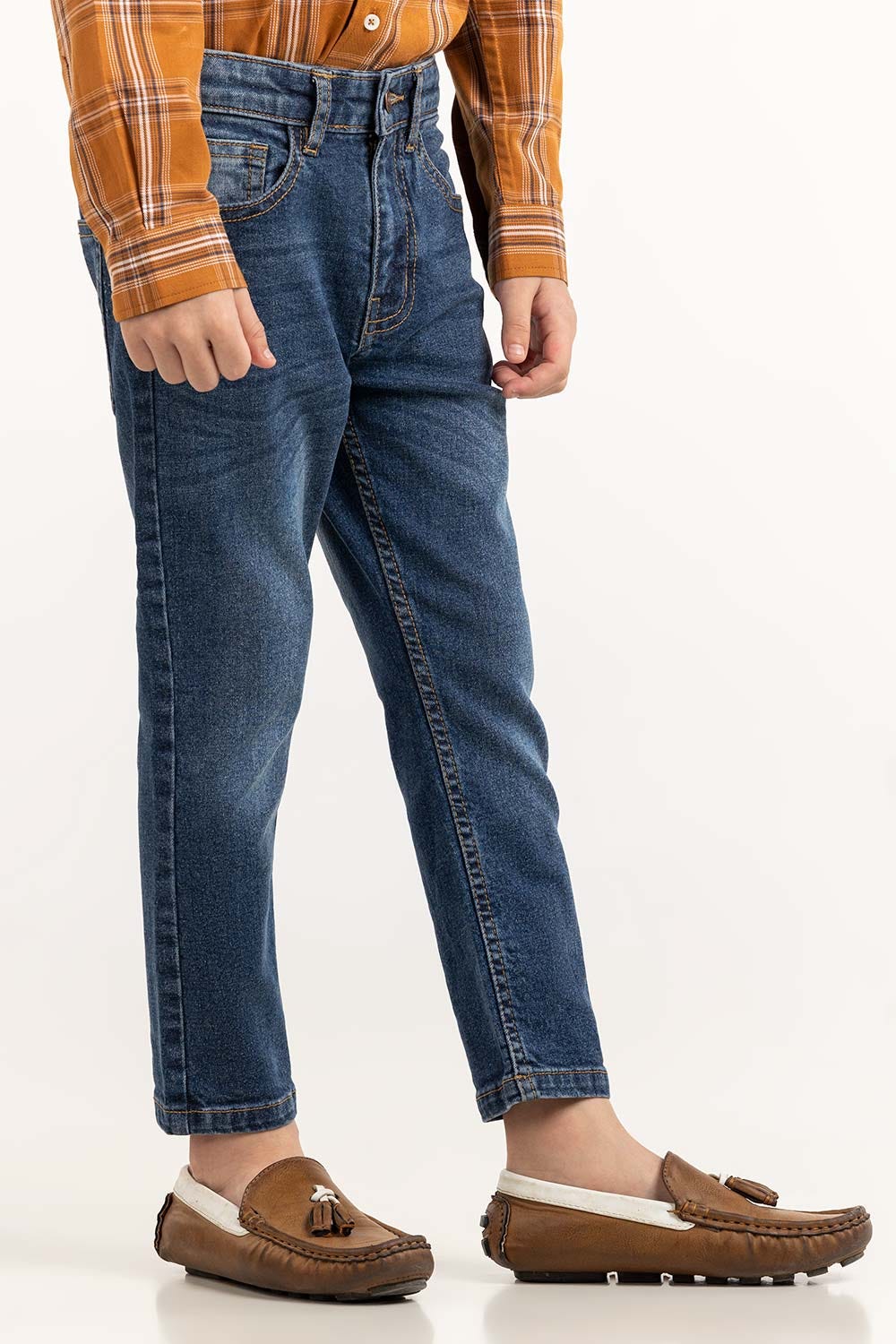 Toddler Boy Dark Blue Jeans 231-321-001 A