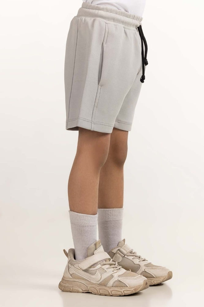 Toddler Boy Grey Basic Short TB-SHT-SS24-008