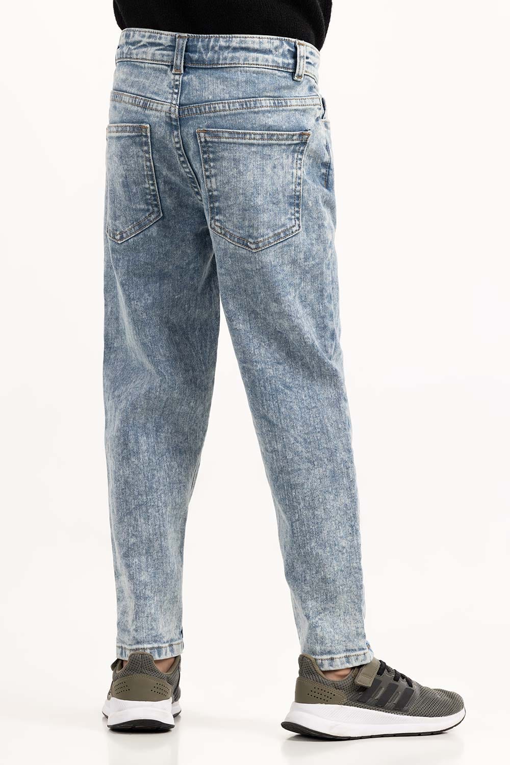Toddler Boy Jeans With An Adjustable Inner Waistband 224-321-013