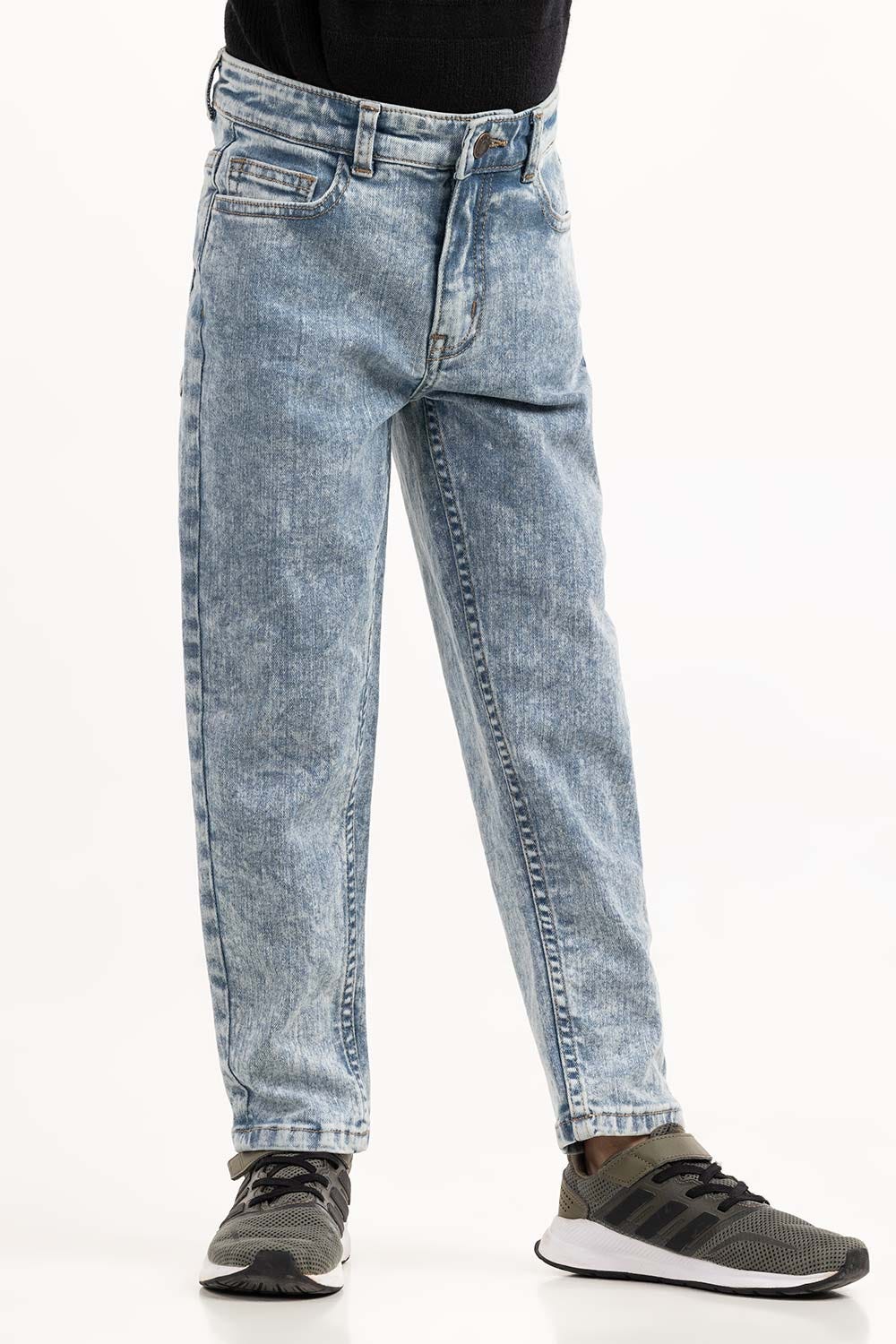 Toddler Boy Jeans With An Adjustable Inner Waistband 224-321-013