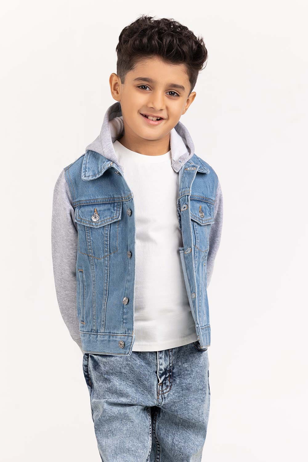 Toddler Boy Light Blue Denim Jacket 224-310-045