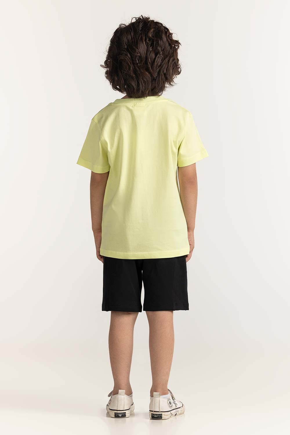 Toddler Boy Light Green Printed Tee TB-TS-SS24-017