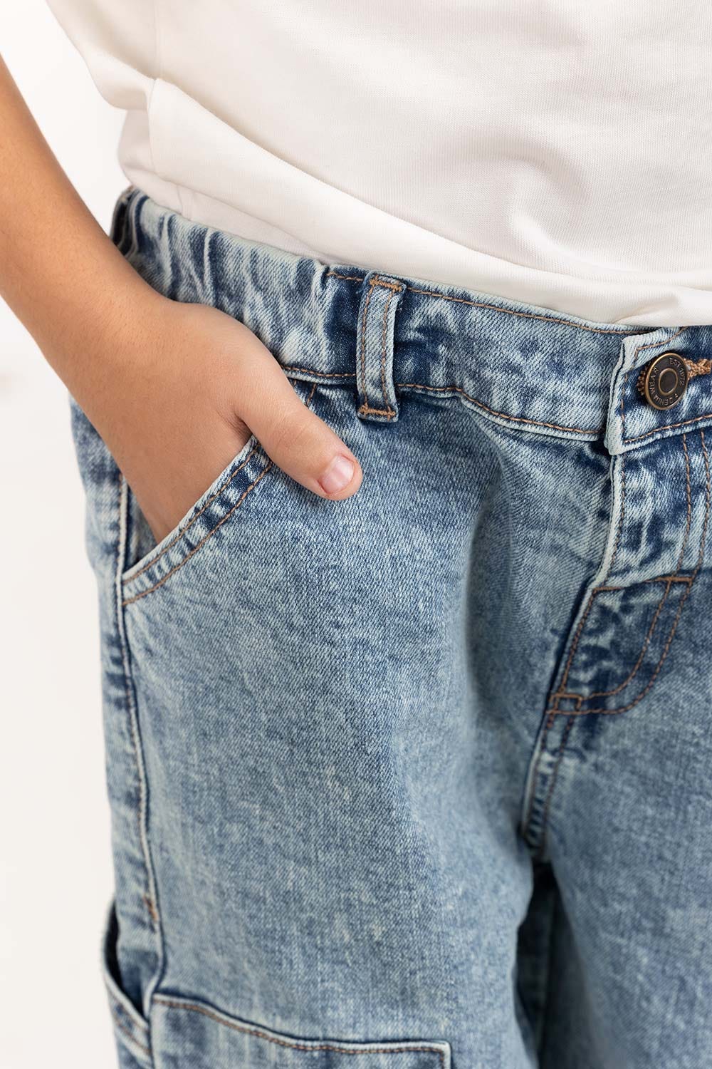 Toddler Boy Light Blue Denim Jeans 224-521-001