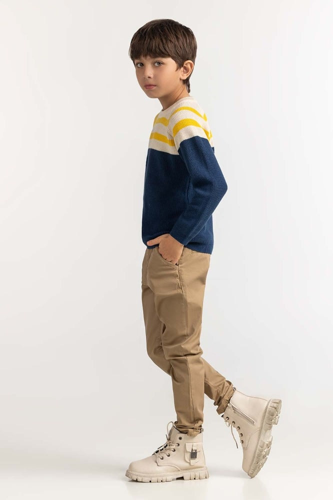 Toddler Boy Multi Basic Sweater TB-SWT-WS23-031