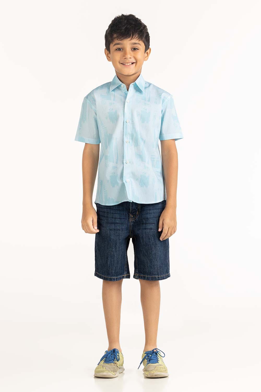 Toddler Boy Multi Printed Shirt TB-CS-SS23-006