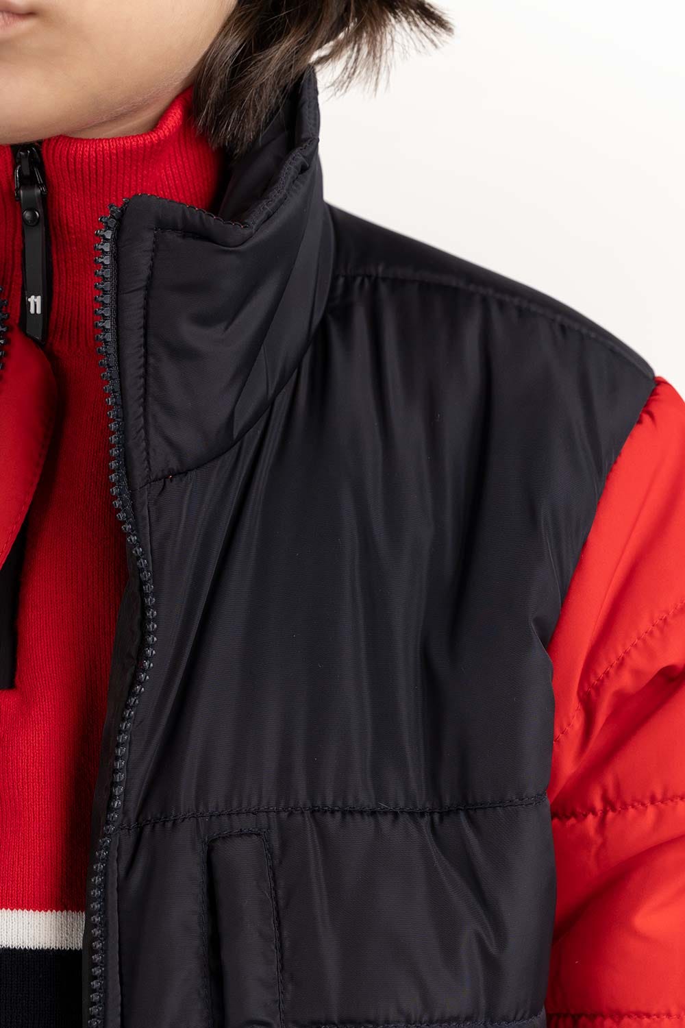 Toddler Boy Red And Black Jacket 224-310-030