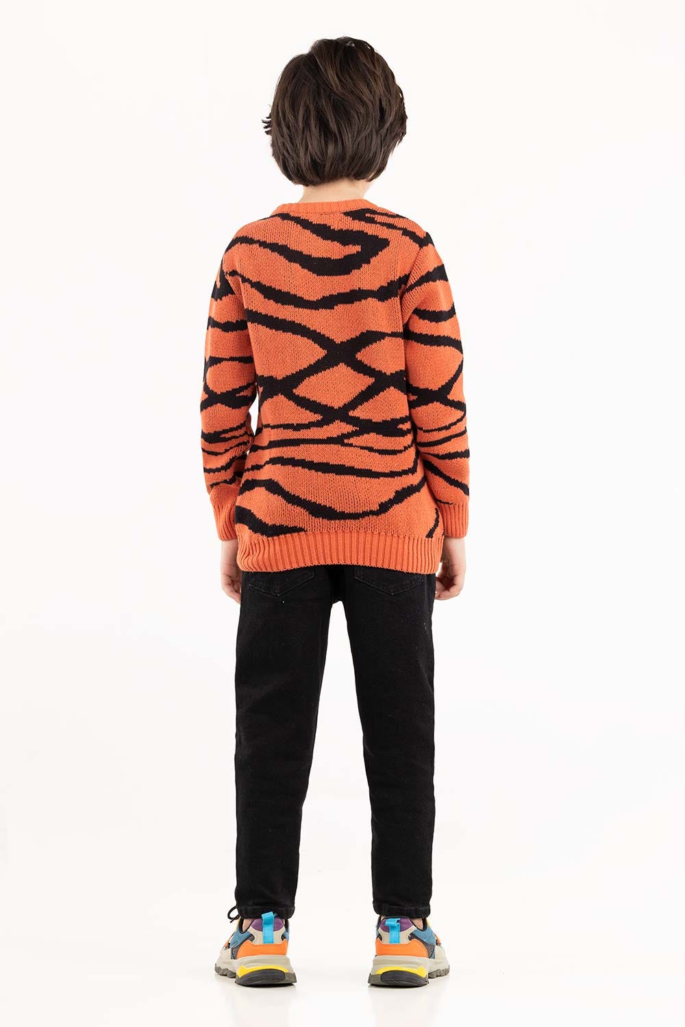 Toddler Boy Rust Sweater 224-511-003