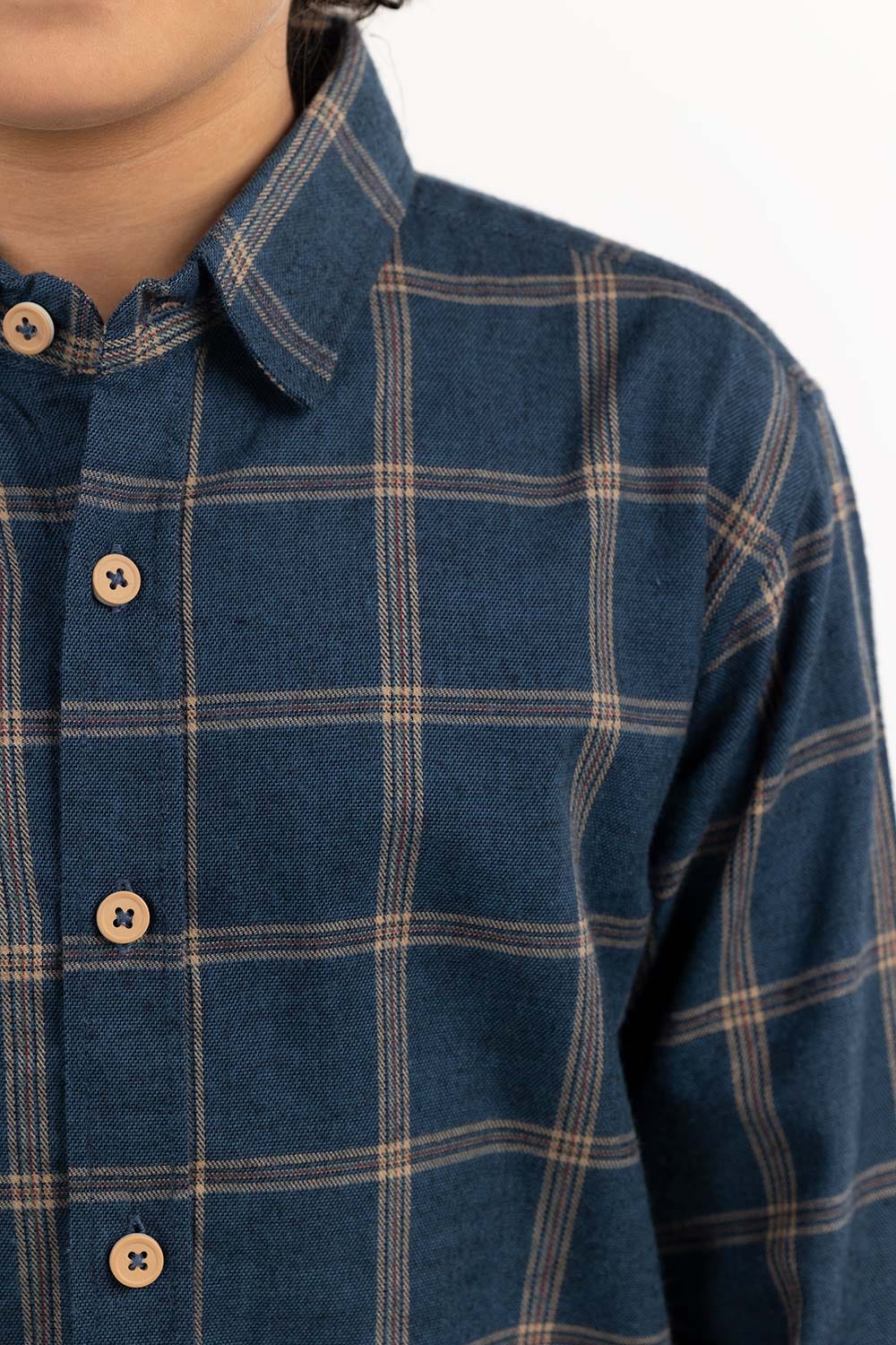 Toddler Boy Blue Casual Shirt 224-317-004