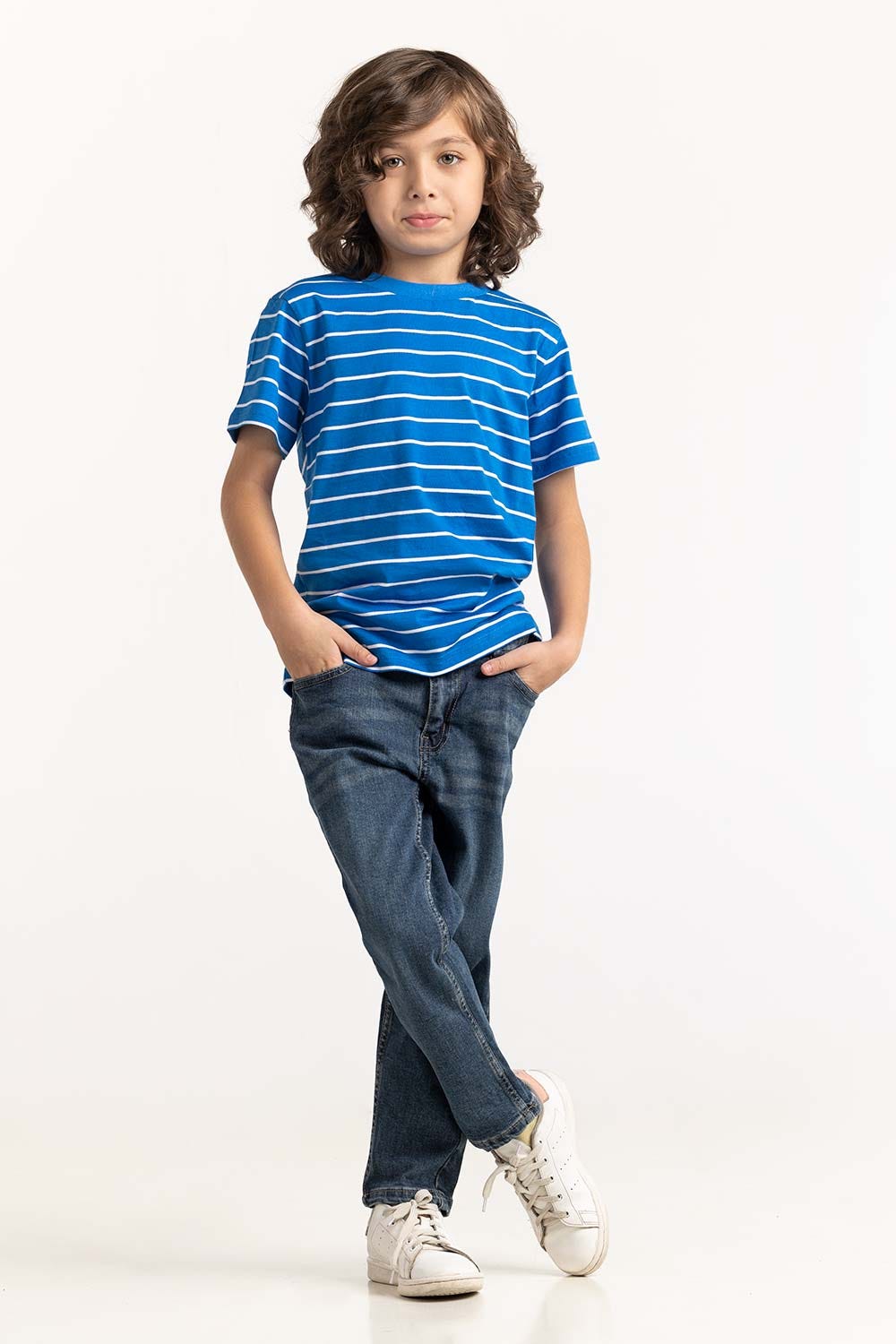 Toddler Boy Blue T-Shirt 231-513-001 B