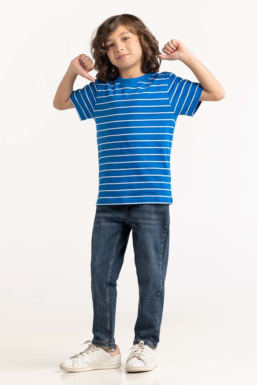 Toddler Boy Blue T-Shirt 231-513-001 B