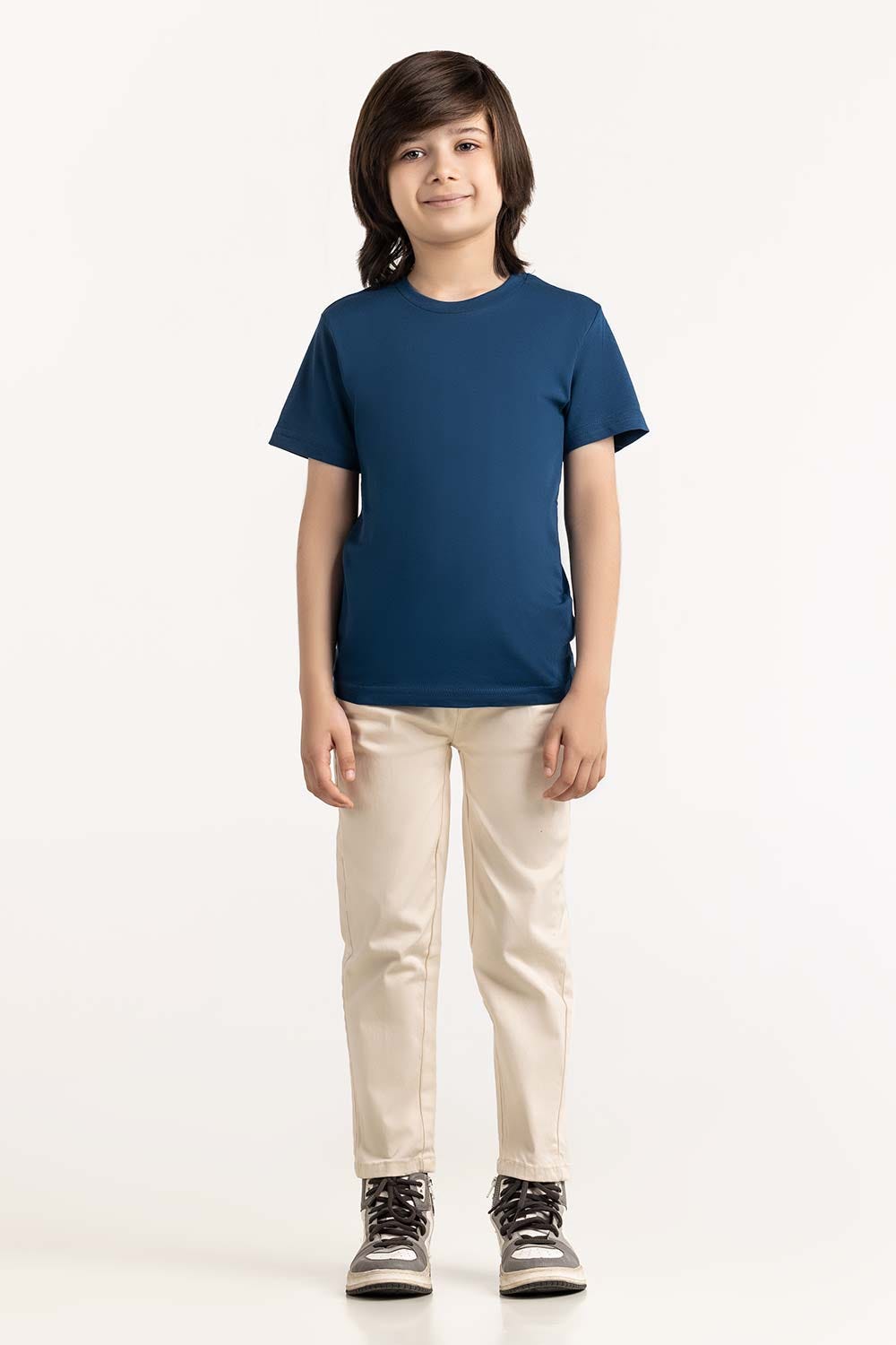 Toddler Boy Blue T-Shirt 231-513-001 D