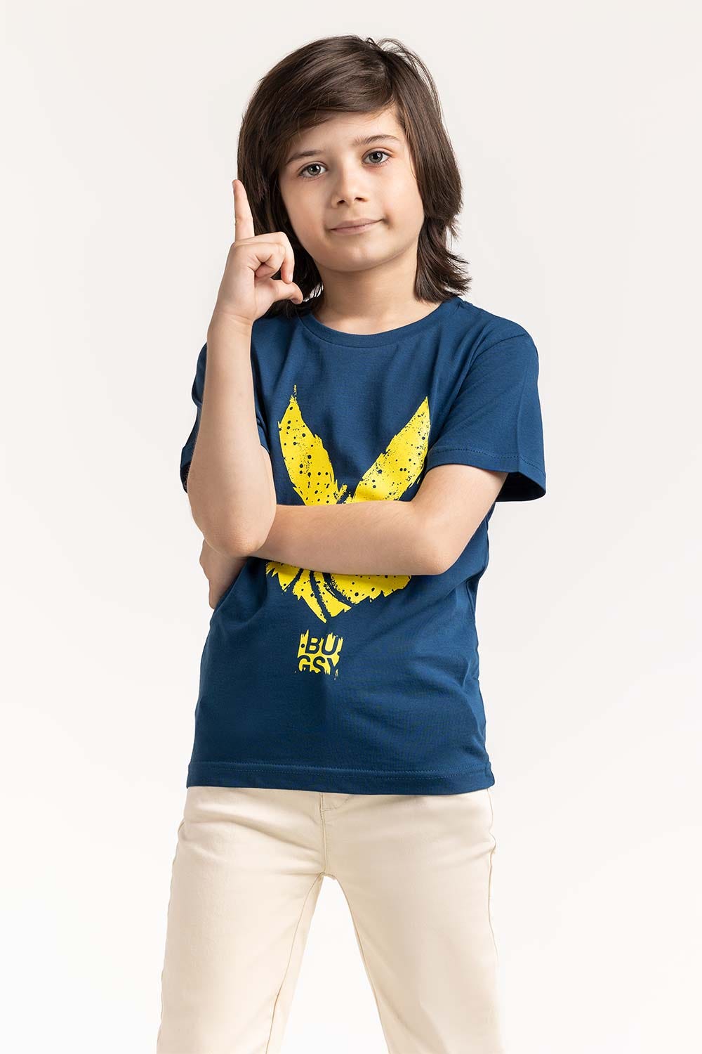 Toddler Boy Blue T-Shirt 231-513-028