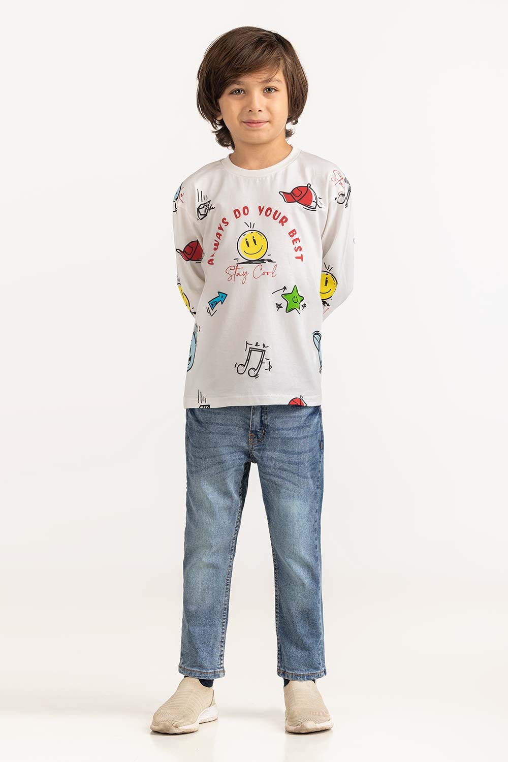 Toddler Boy Coco Milk T-Shirt 224-513-012