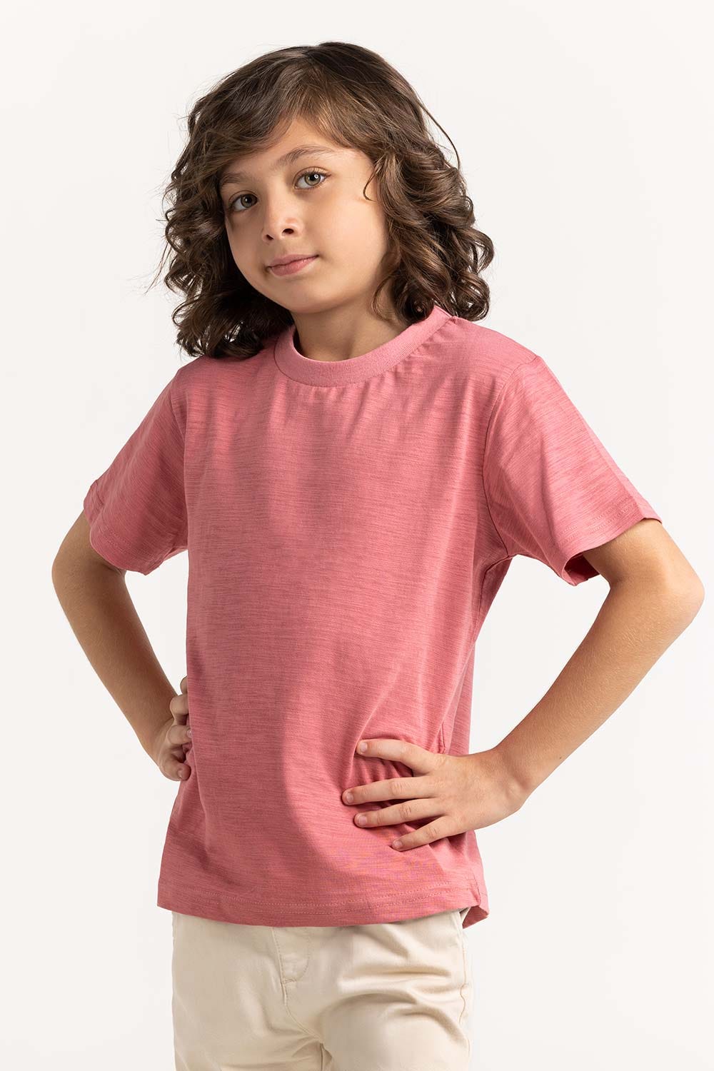 Toddler Boy Pink T-Shirt 231-513-002