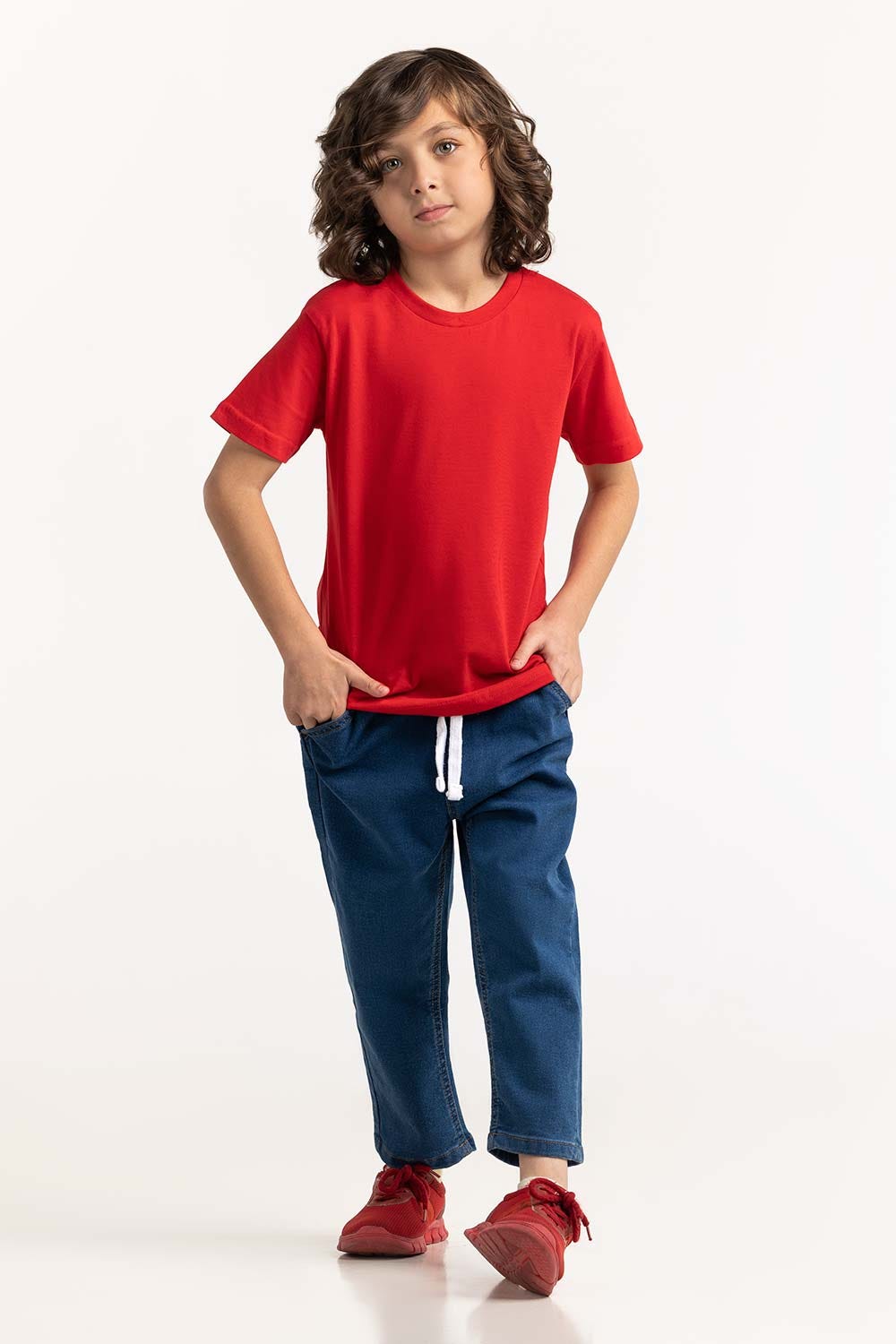 Toddler Boy Red T-Shirt 231-513-001 F