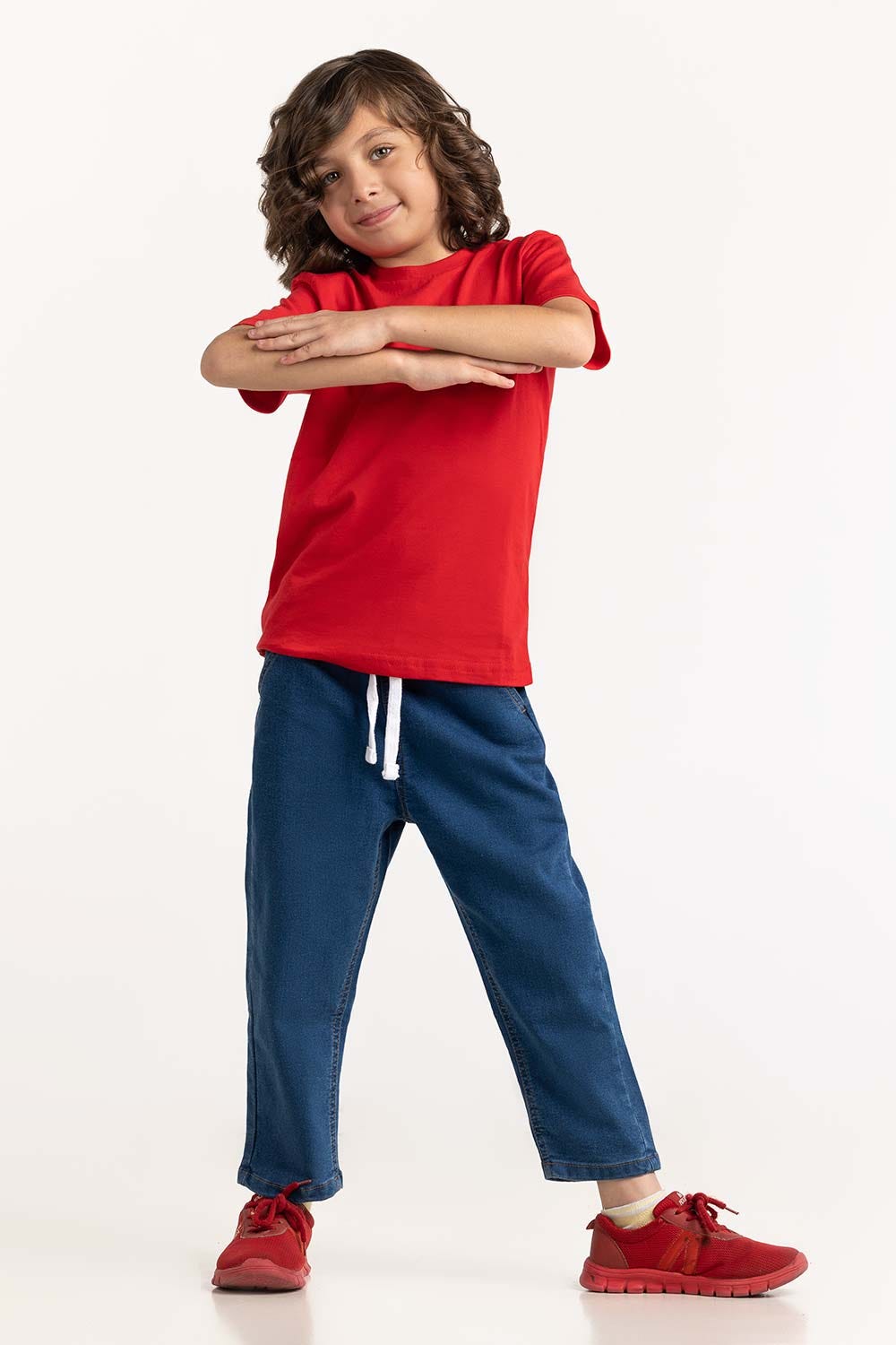 Toddler Boy Red T-Shirt 231-513-001 F