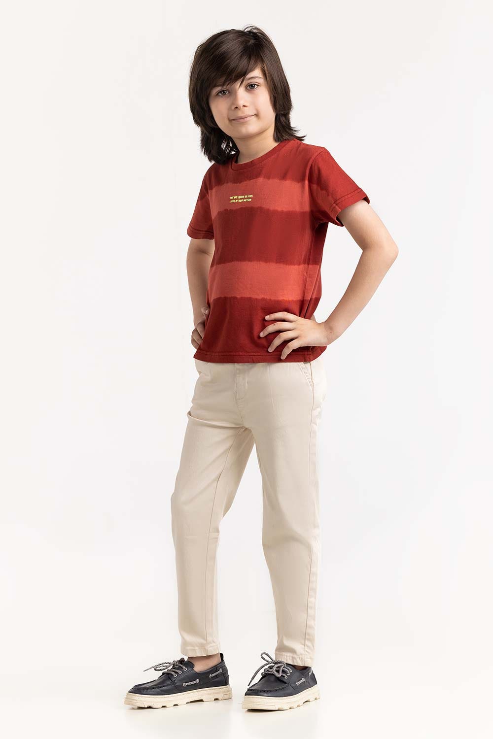 Toddler Boy Red T-Shirt 231-513-017