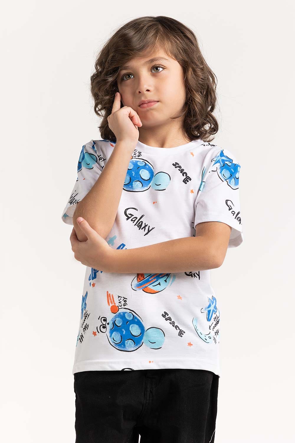 Toddler Boy White T-Shirt 231-513-011