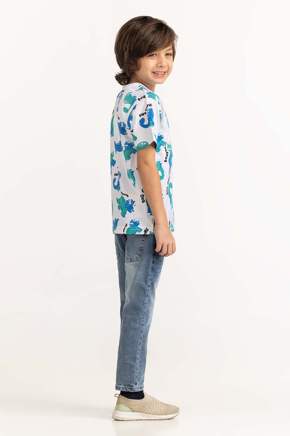 Toddler Boy White T-Shirt 231-513-013