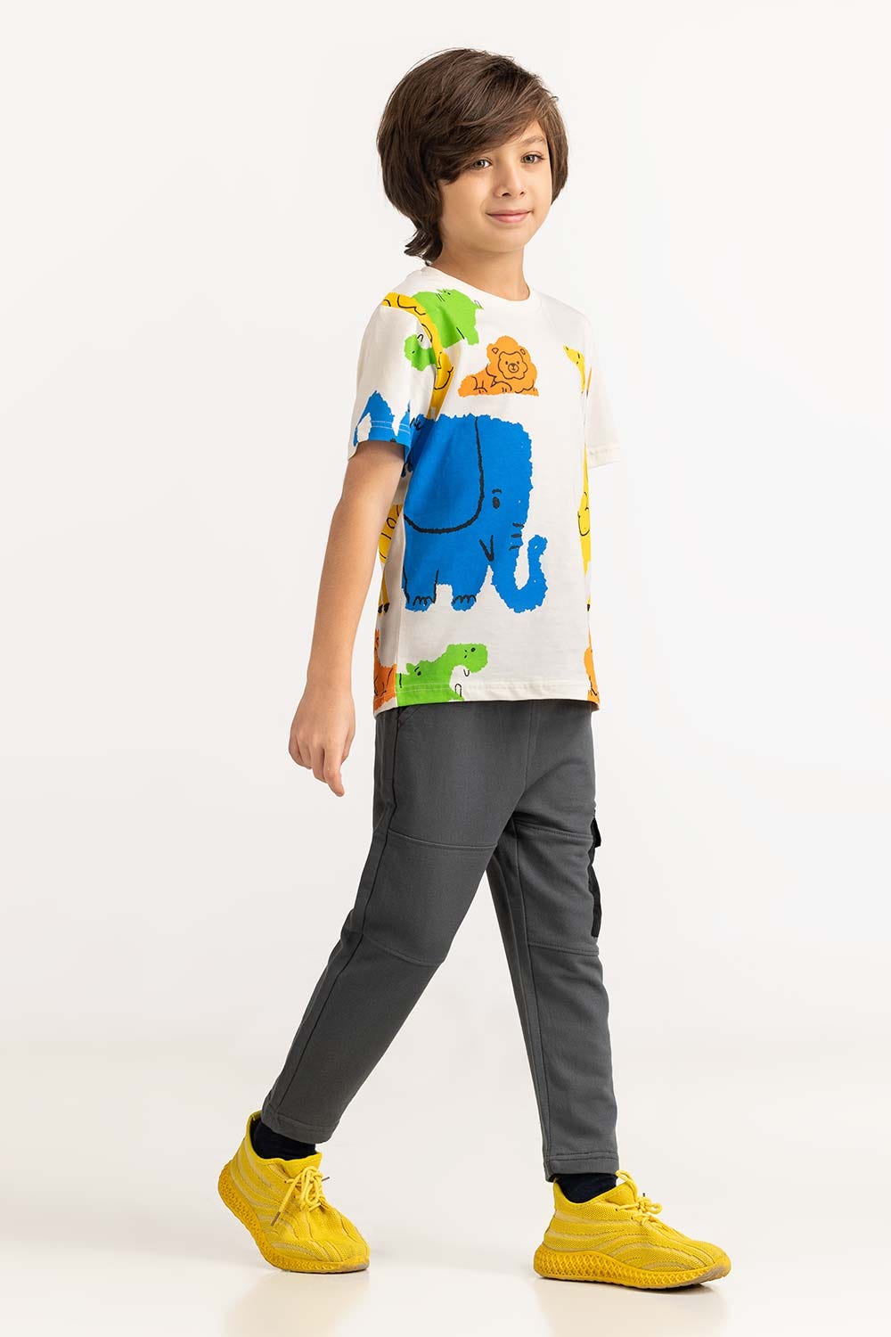 Toddler Boy White T-Shirt 231-513-016