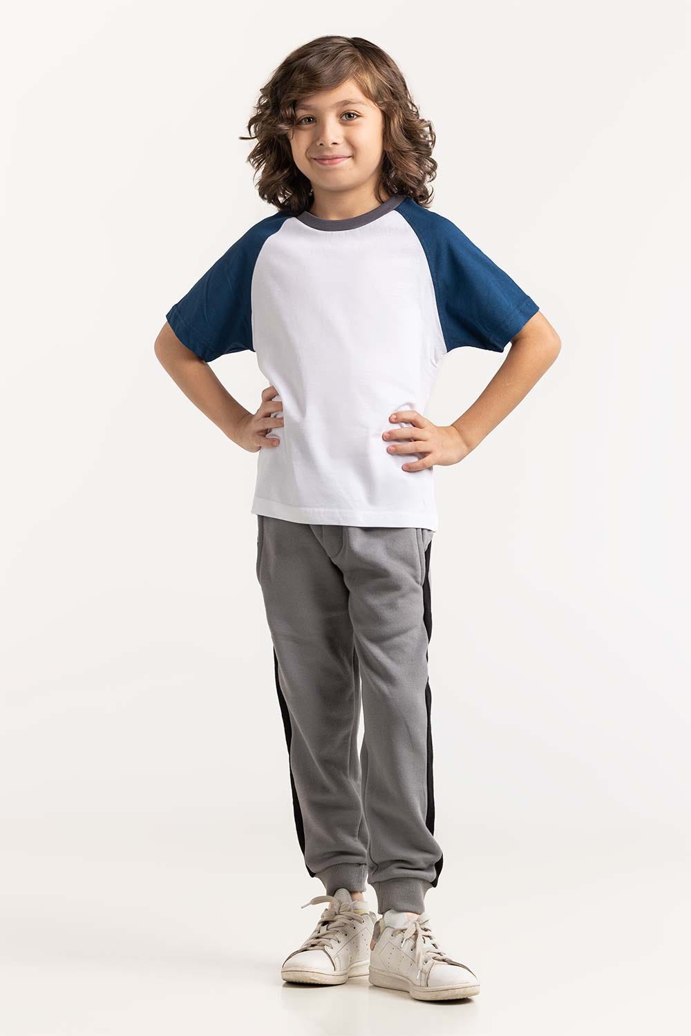 Toddler Boy White T-Shirt 231-513-019