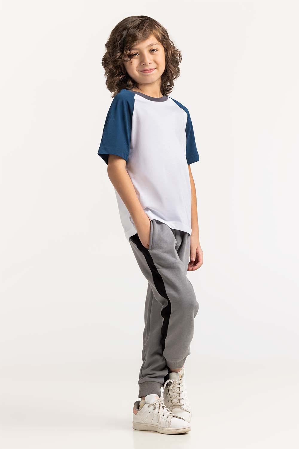 Toddler Boy White T-Shirt 231-513-019