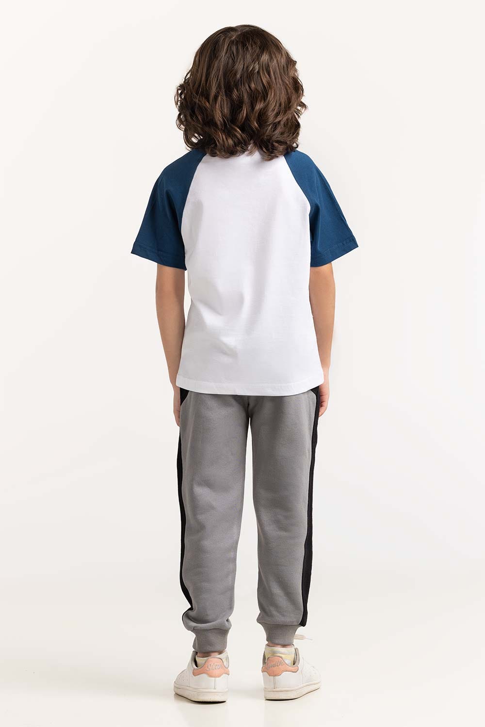 Toddler Boy White T-Shirt 231-513-019